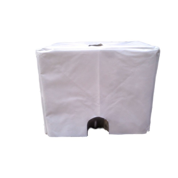 White Vinyl Anchor Block Cover