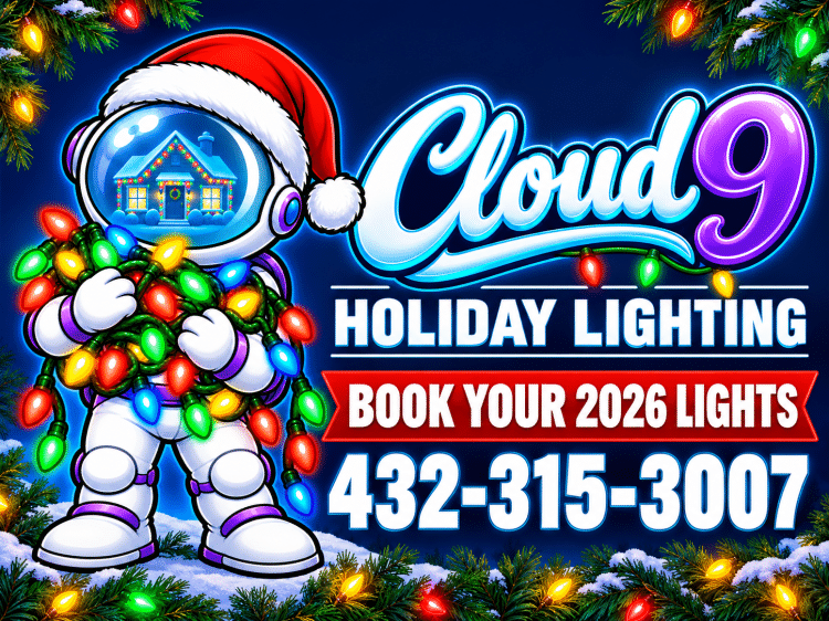 Cloud 9 Holiday Lighting promotional artwork